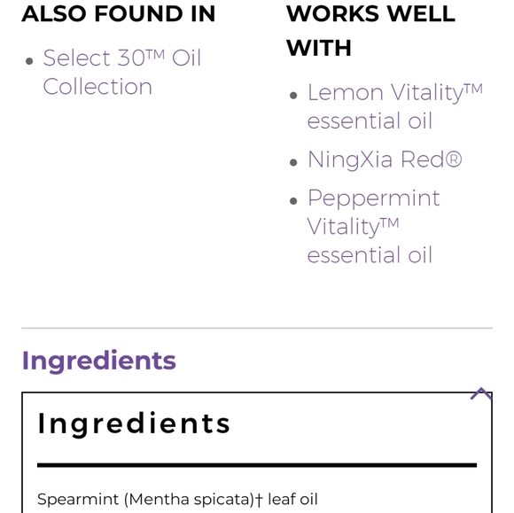 ❌SOLD❌#5005 🆕️ SPEARMINT Vitality Young Living EO *5ml - Picture 7 of 8